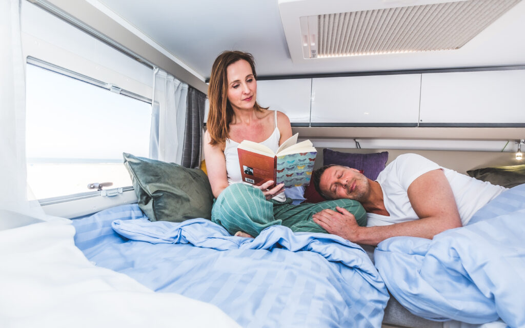 Adria Compact Slaapgedeelte